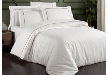 Постельное белье сатин VIP First Choice - VIP Pierre Cream (Turkey), евро